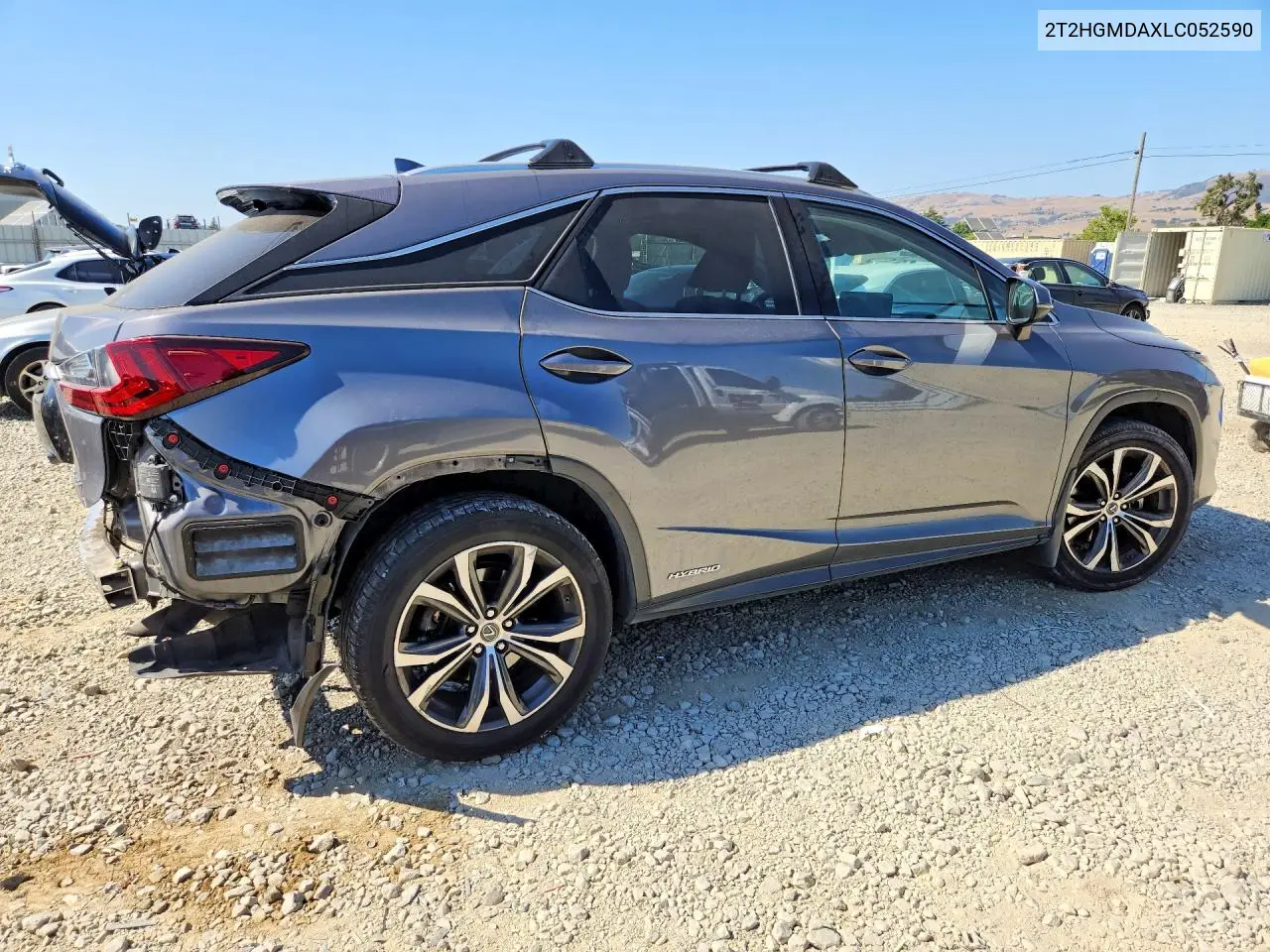 2020 Lexus Rx 450H VIN: 2T2HGMDAXLC052590 Lot: 57511926