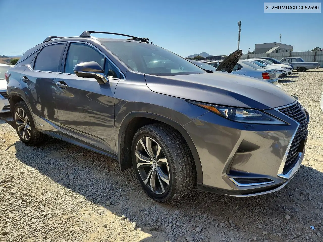 2020 Lexus Rx 450H VIN: 2T2HGMDAXLC052590 Lot: 57511926