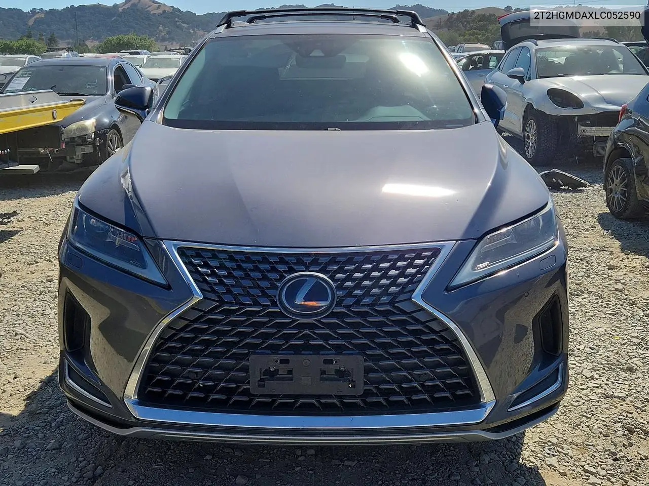 2020 Lexus Rx 450H VIN: 2T2HGMDAXLC052590 Lot: 57511926