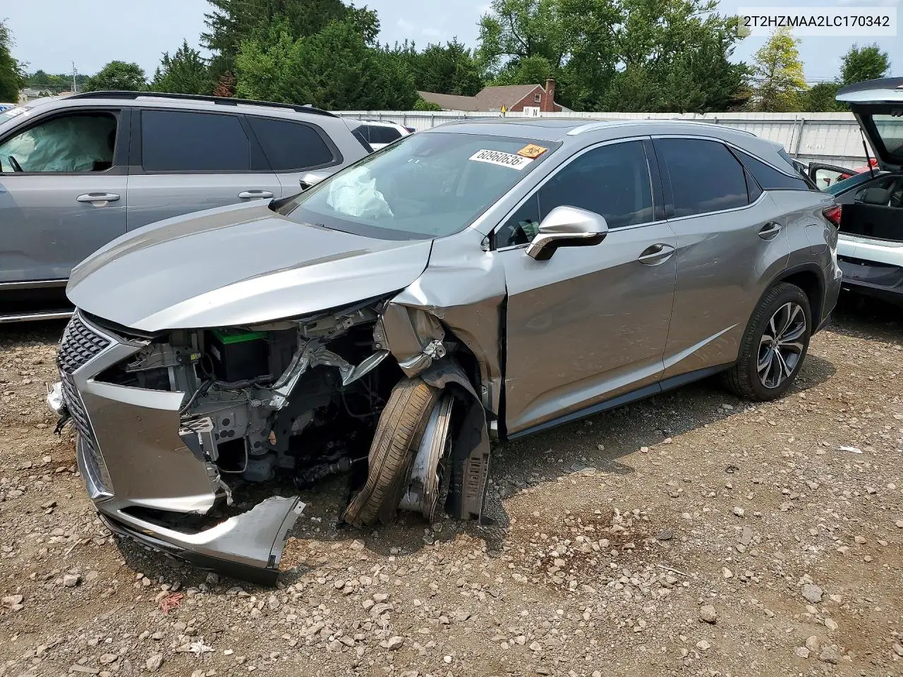 2020 Lexus Rx 350 VIN: 2T2HZMAA2LC170342 Lot: 60960636