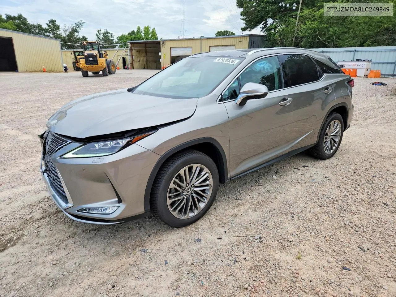 2020 Lexus Rx 350 VIN: 2T2JZMDA8LC249849 Lot: 61908386