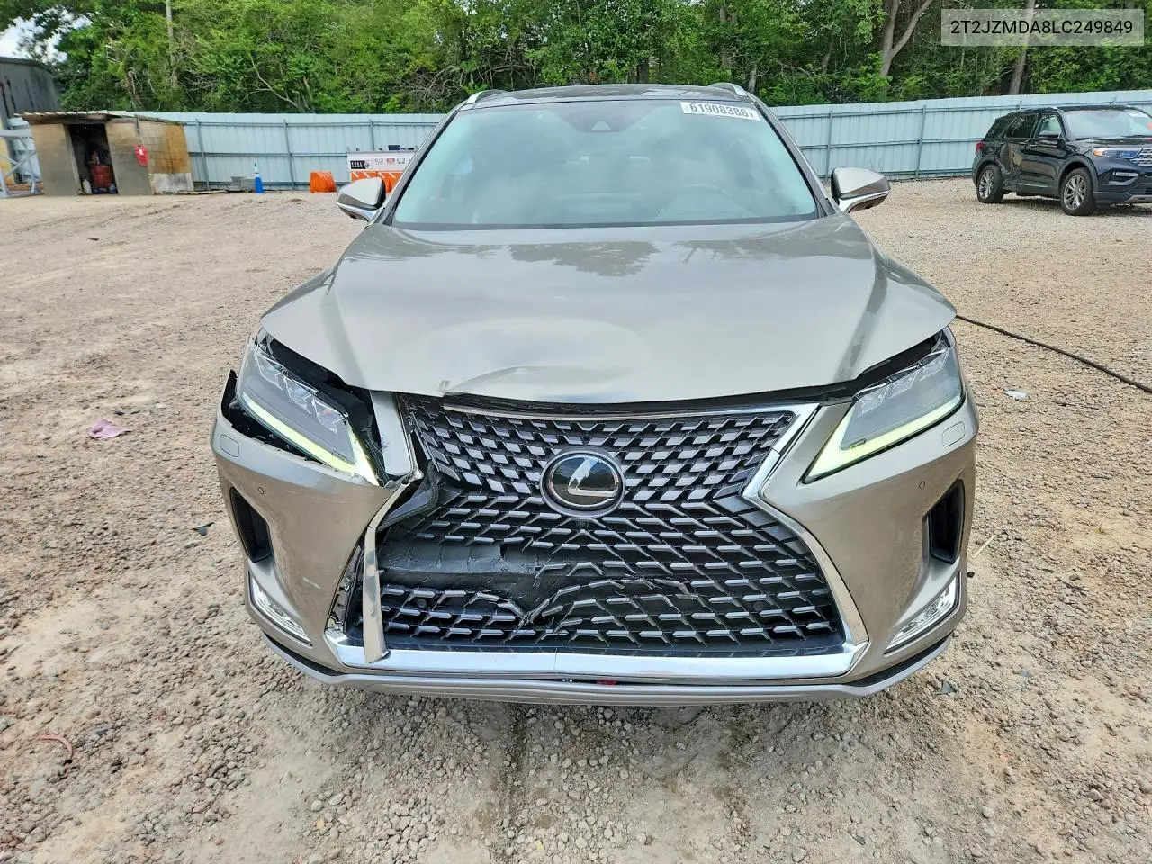 2020 Lexus Rx 350 VIN: 2T2JZMDA8LC249849 Lot: 61908386