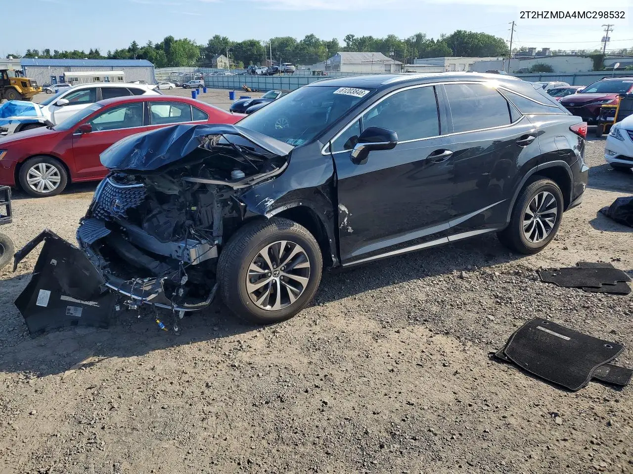 2021 Lexus Rx 350 VIN: 2T2HZMDA4MC298532 Lot: 61203846