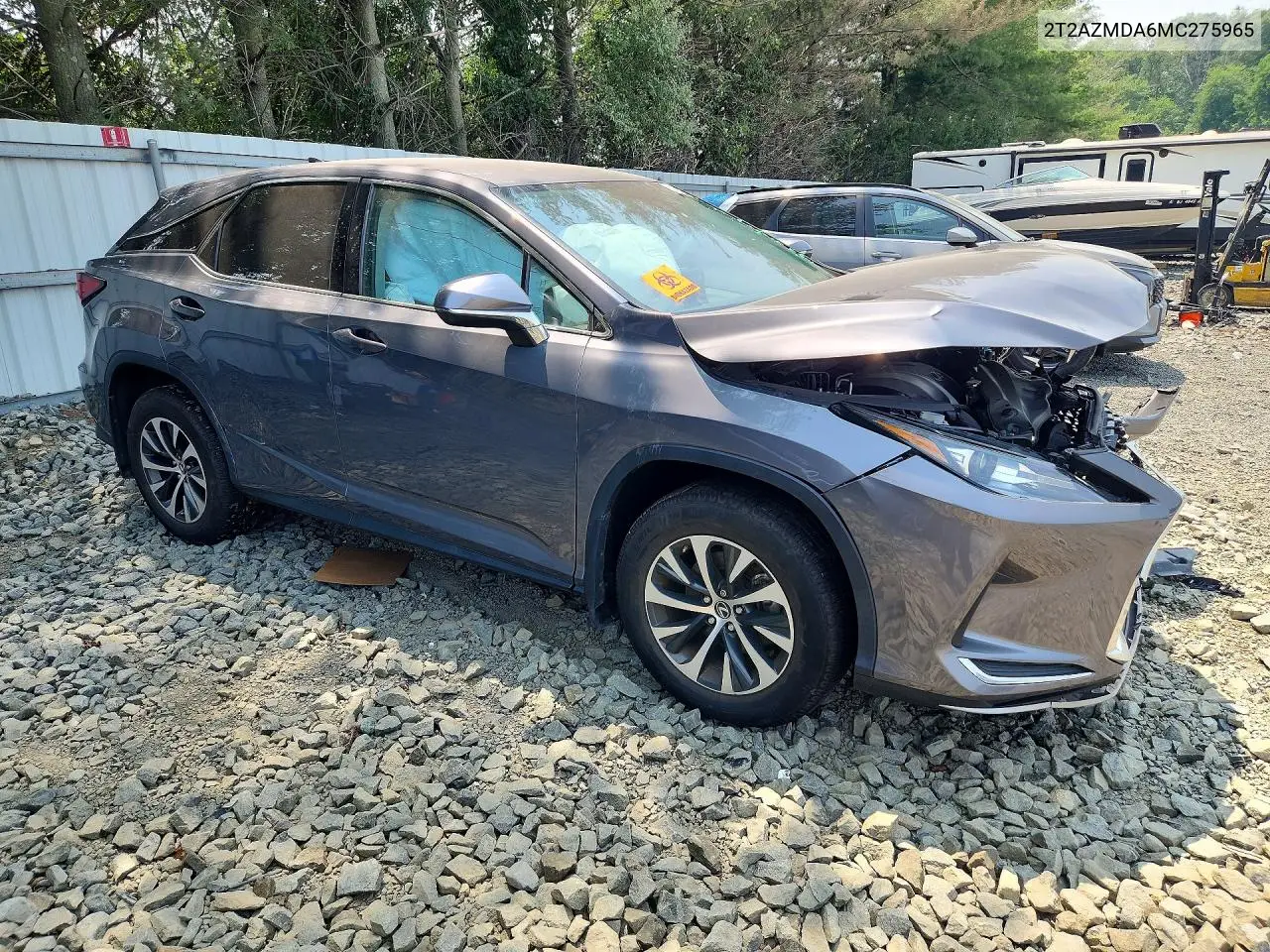 2021 Lexus Rx 350 Base VIN: 2T2AZMDA6MC275965 Lot: 61490396