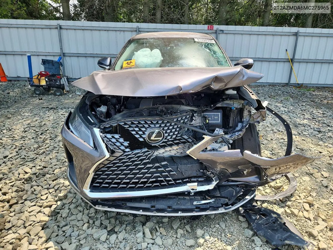 2021 Lexus Rx 350 Base VIN: 2T2AZMDA6MC275965 Lot: 61490396