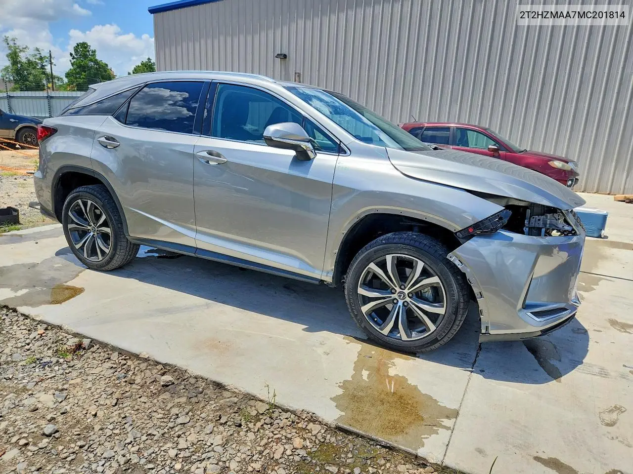 2021 Lexus Rx 350 VIN: 2T2HZMAA7MC201814 Lot: 61581116