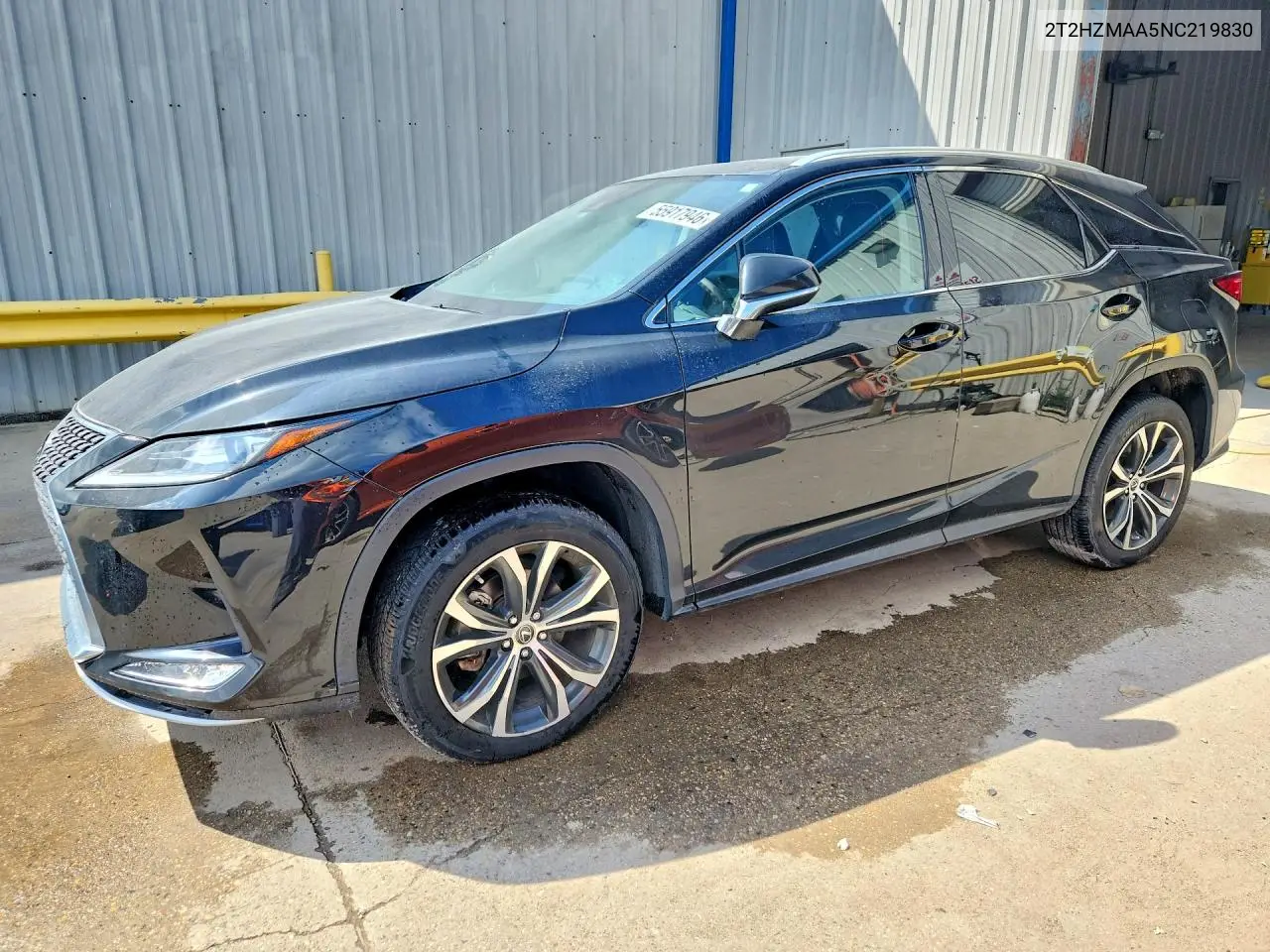 2022 Lexus Rx 350 VIN: 2T2HZMAA5NC219830 Lot: 55917946