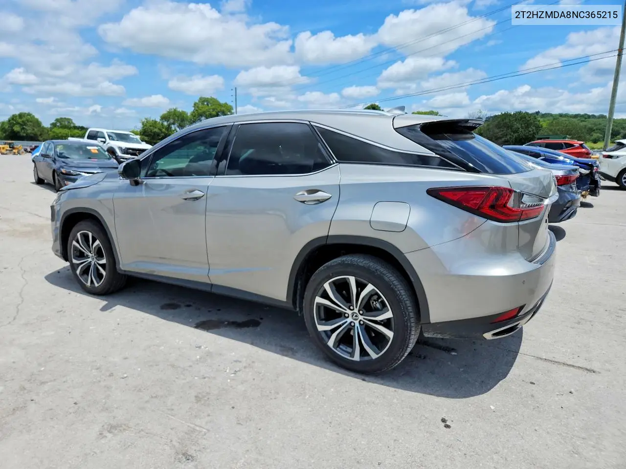 2022 Lexus Rx 350 VIN: 2T2HZMDA8NC365215 Lot: 61762216