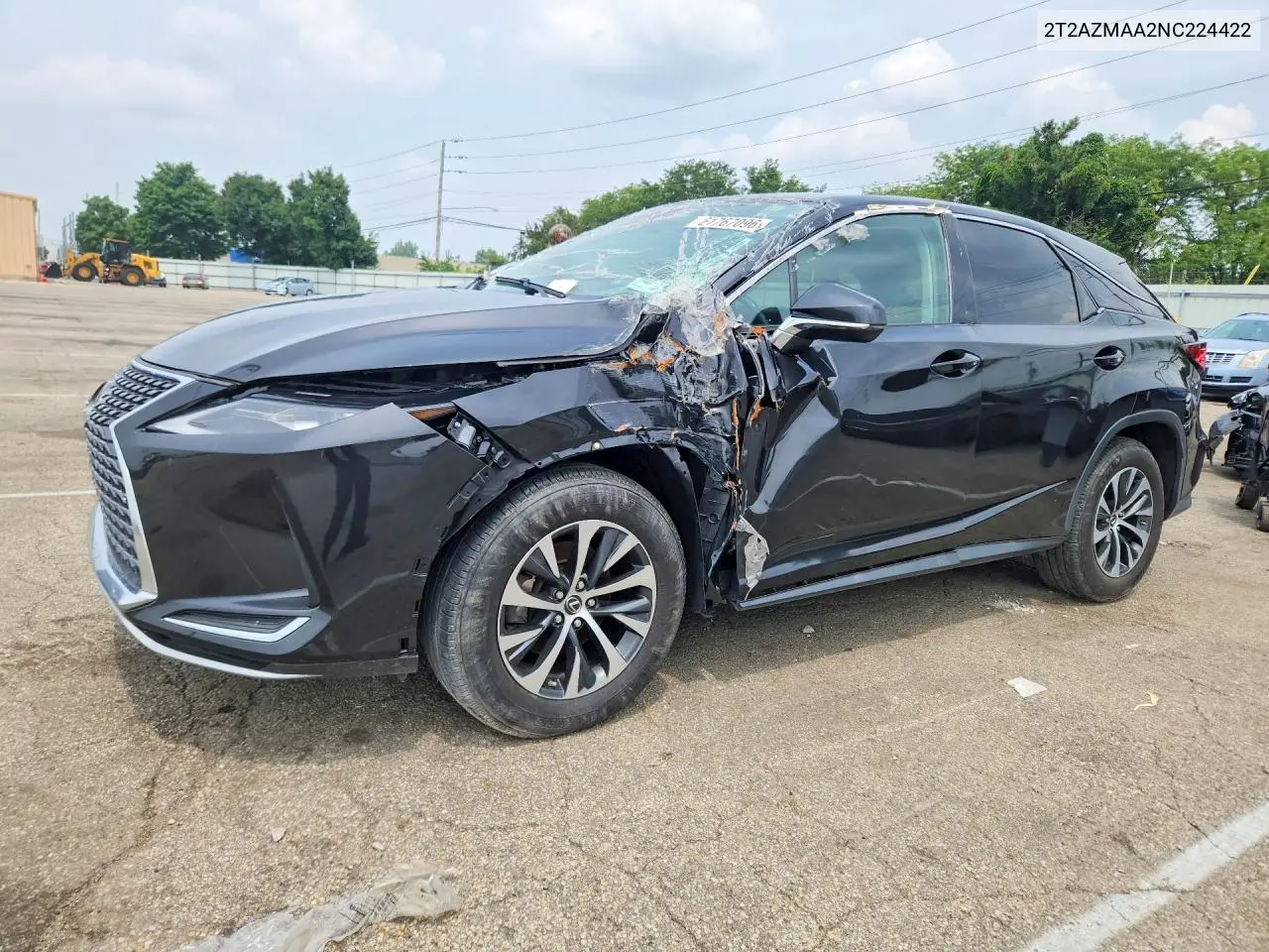 2022 Lexus Rx 350 Base VIN: 2T2AZMAA2NC224422 Lot: 61767096