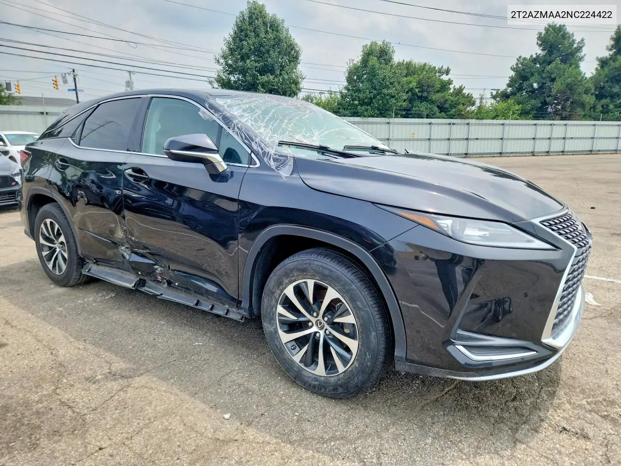 2022 Lexus Rx 350 Base VIN: 2T2AZMAA2NC224422 Lot: 61767096
