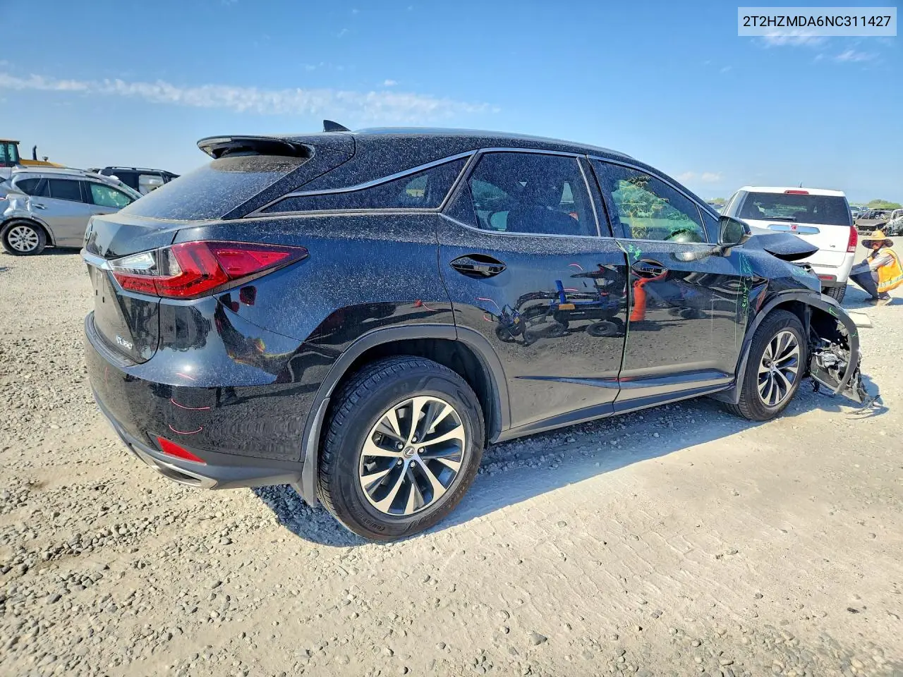 2022 Lexus Rx 350 VIN: 2T2HZMDA6NC311427 Lot: 61842436