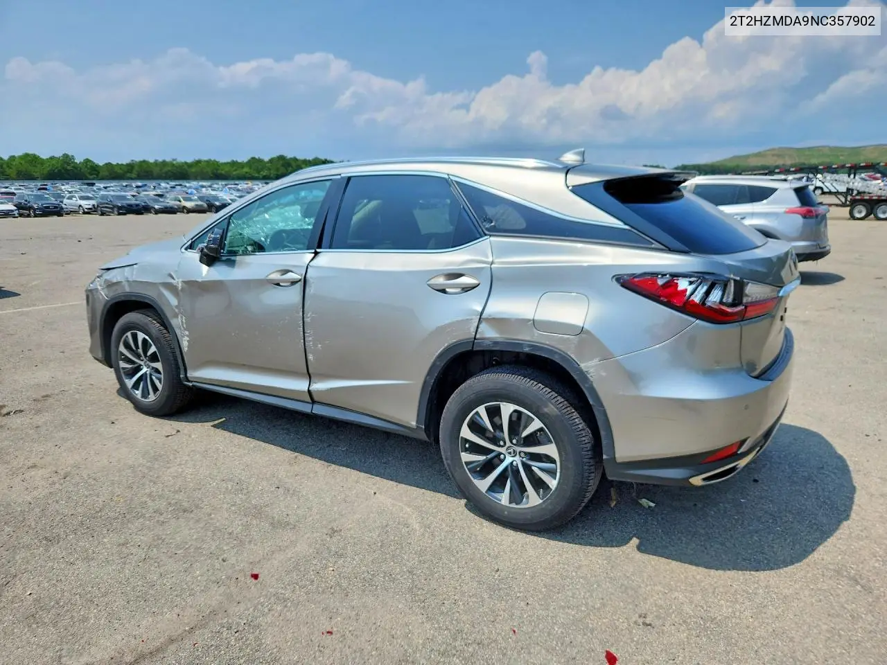 2022 Lexus Rx 350 VIN: 2T2HZMDA9NC357902 Lot: 62075646