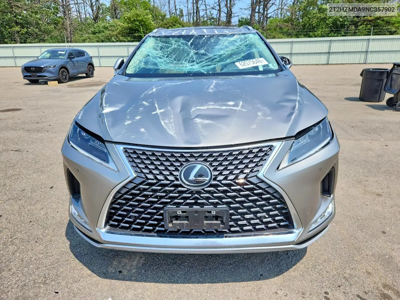 2022 Lexus Rx 350 VIN: 2T2HZMDA9NC357902 Lot: 62075646