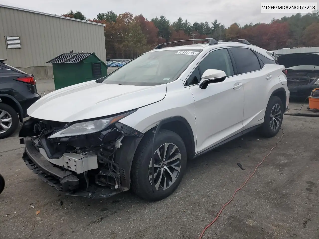 2T2HGMDA2NC077213 2022 Lexus Rx 450H Base
