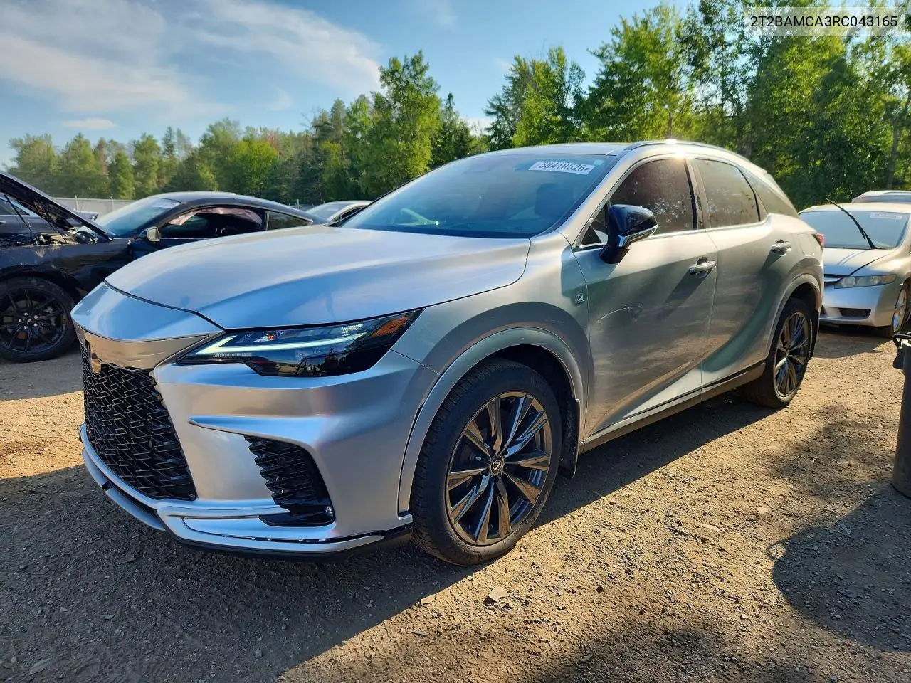 2024 Lexus Rx 350 Base VIN: 2T2BAMCA3RC043165 Lot: 58410526