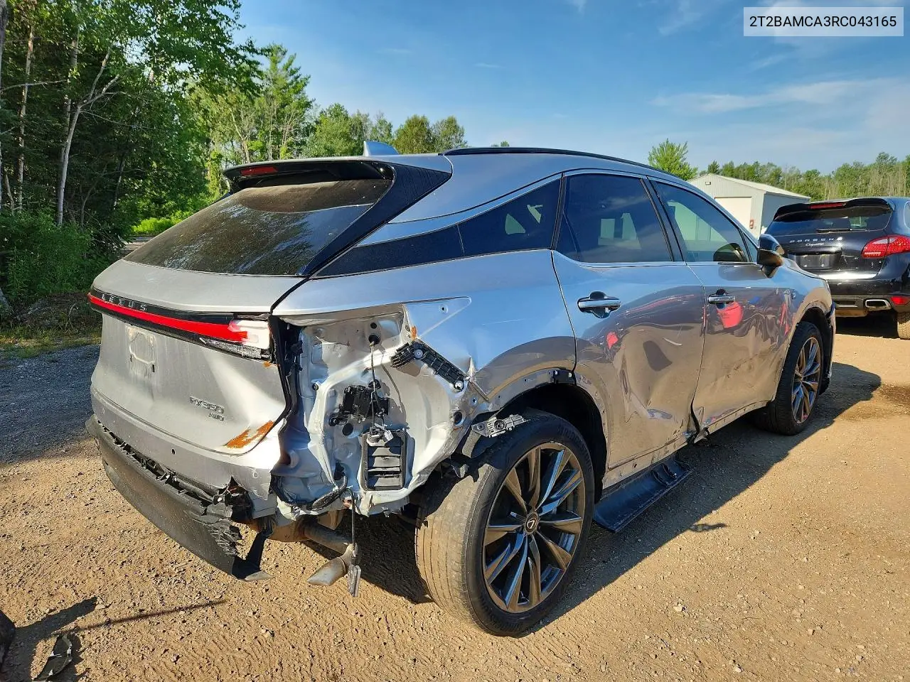 2024 Lexus Rx 350 Base VIN: 2T2BAMCA3RC043165 Lot: 58410526