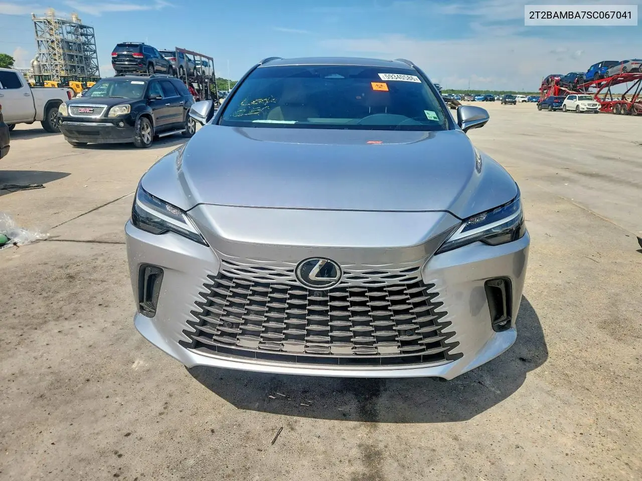 2025 Lexus Rx 350 Premium VIN: 2T2BAMBA7SC067041 Lot: 59340586