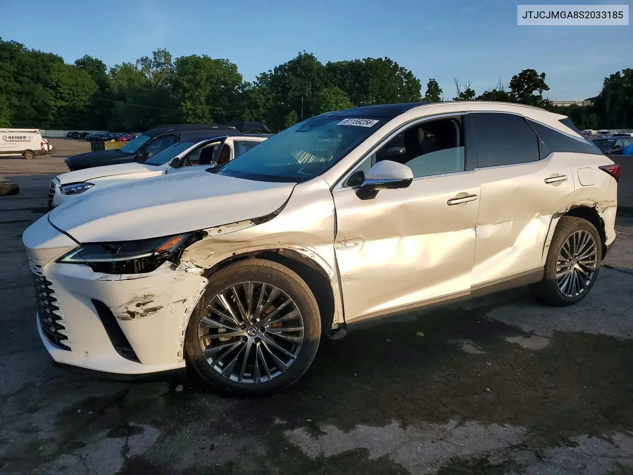 2025 Lexus Rx 450H+ Luxury VIN: JTJCJMGA8S2033185 Lot: 61159256