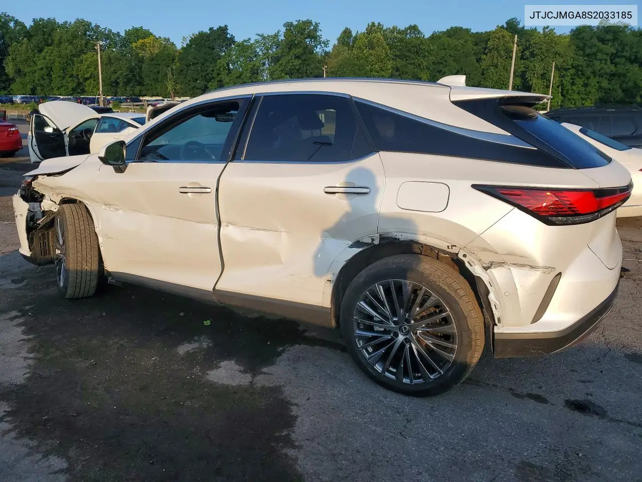 2025 Lexus Rx 450H+ Luxury VIN: JTJCJMGA8S2033185 Lot: 61159256