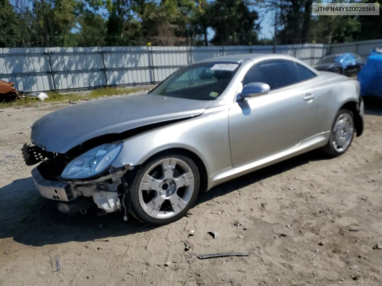 2002 Lexus Sc 430 VIN: JTHFN48Y520025569 Lot: 47521636