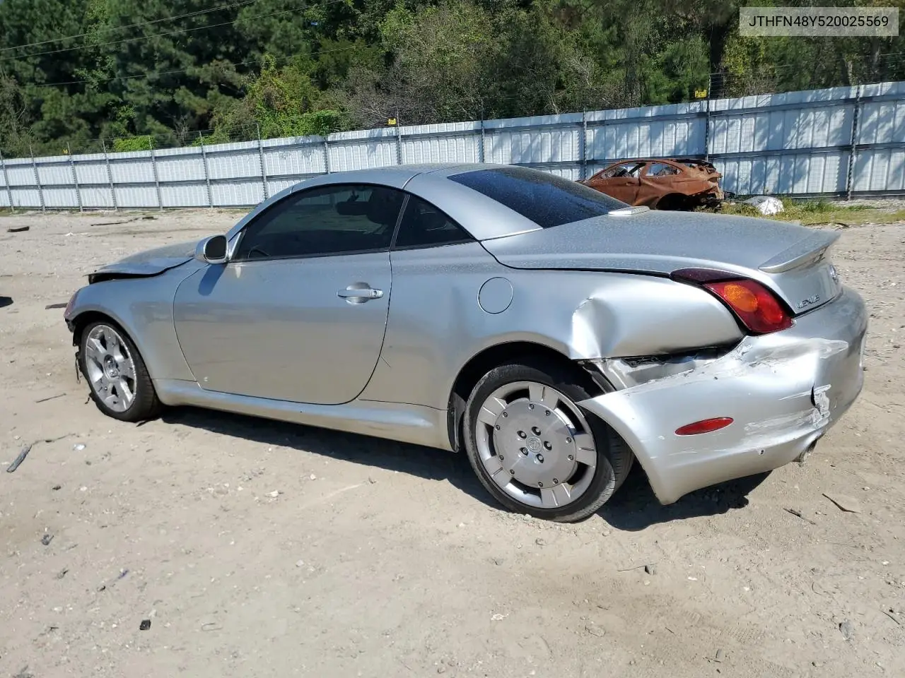 2002 Lexus Sc 430 VIN: JTHFN48Y520025569 Lot: 47521636