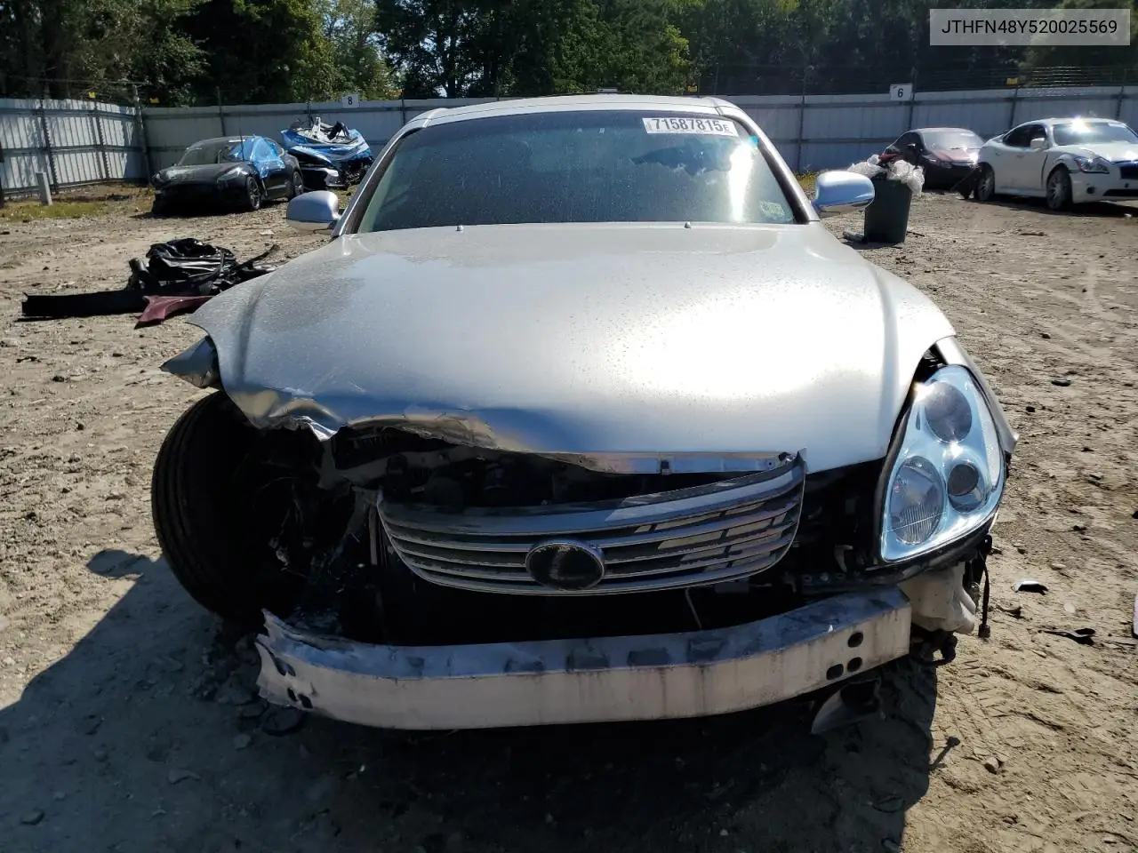 2002 Lexus Sc 430 VIN: JTHFN48Y520025569 Lot: 47521636