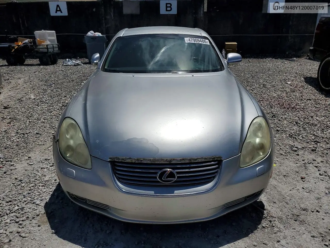2002 Lexus Sc 430 Base VIN: JTHFN48Y120007019 Lot: 47909486