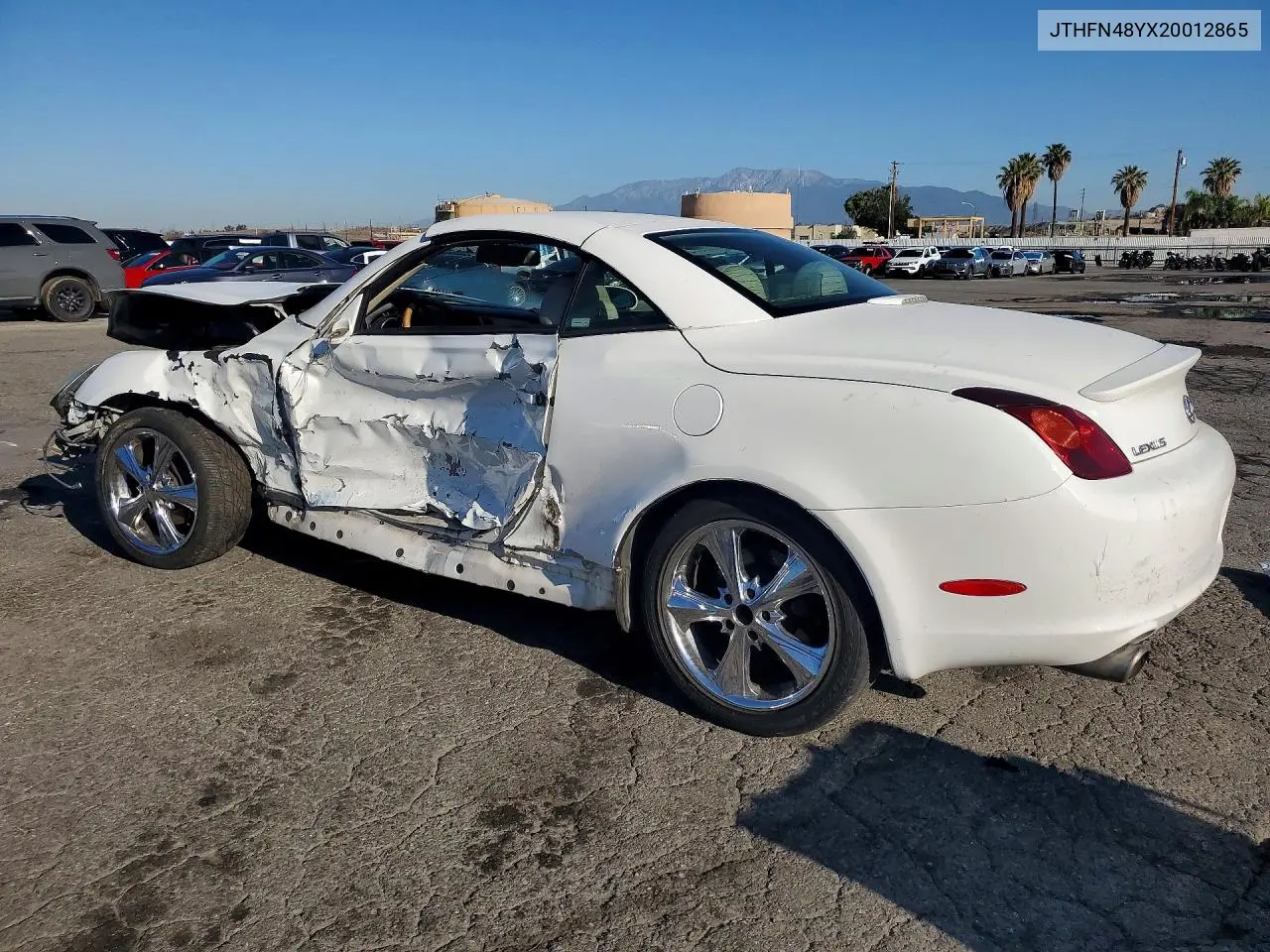 2002 Lexus Sc 430 VIN: JTHFN48YX20012865 Lot: 51454846