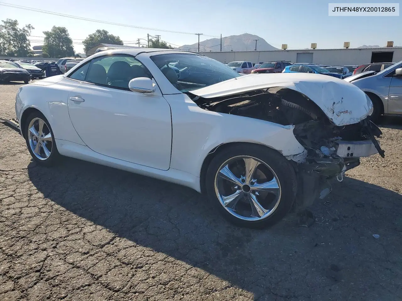 2002 Lexus Sc 430 VIN: JTHFN48YX20012865 Lot: 51454846