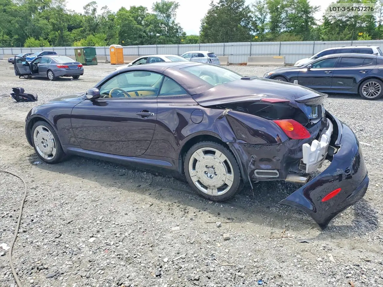 2002 Lexus Sc 430 VIN: JTHFN48Y020018996 Lot: 54757276