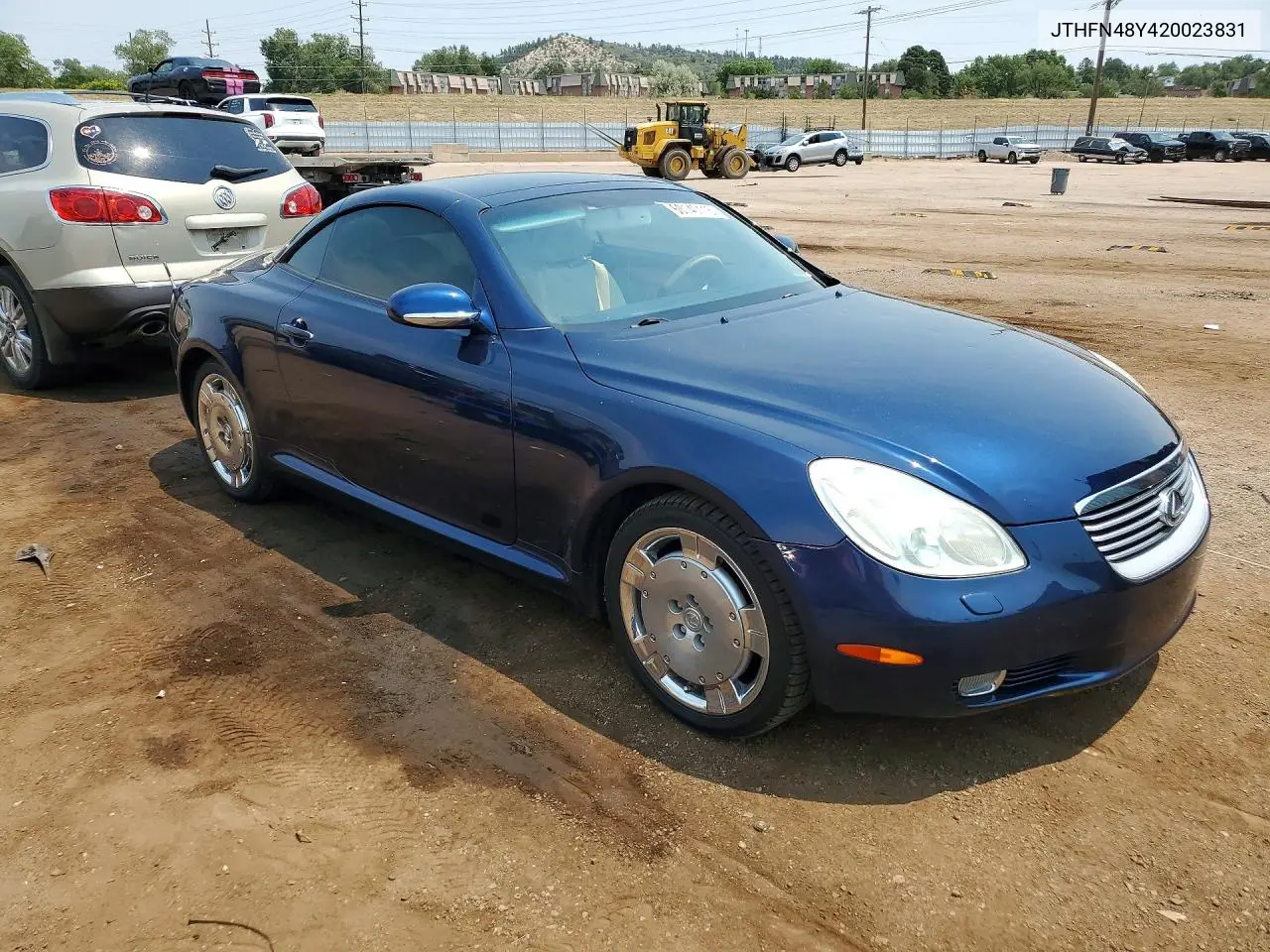 2002 Lexus Sc 430 VIN: JTHFN48Y420023831 Lot: 60140116