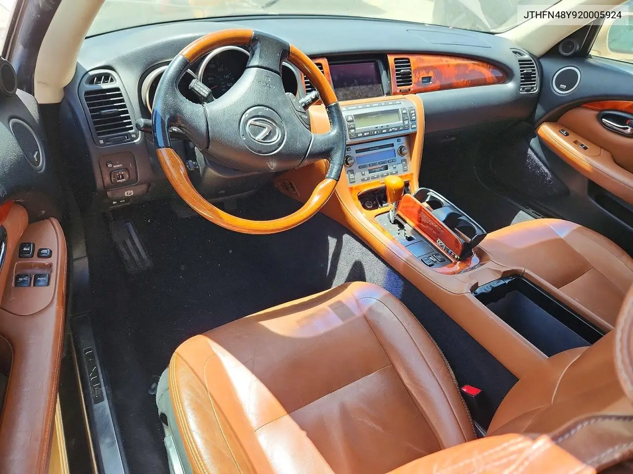 2002 Lexus Sc 430 VIN: JTHFN48Y920005924 Lot: 60458076
