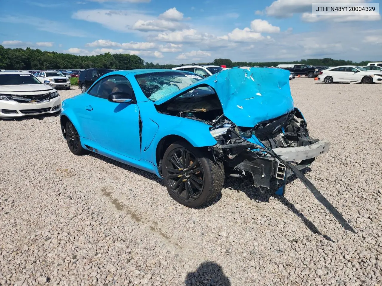 2002 Lexus Sc 430 VIN: JTHFN48Y120004329 Lot: 60474496