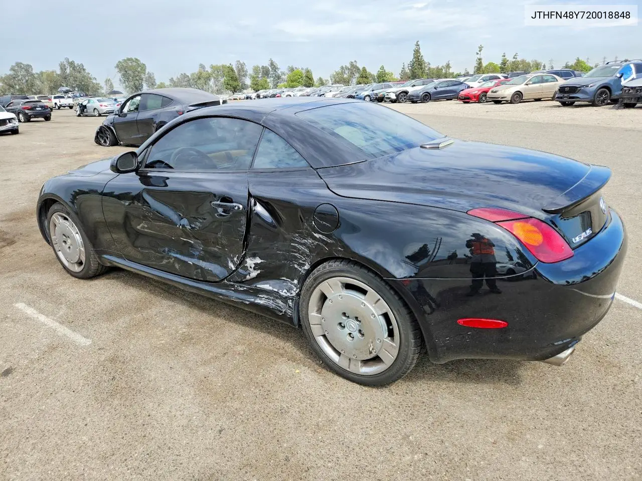 2002 Lexus Sc 430 VIN: JTHFN48Y720018848 Lot: 60950286