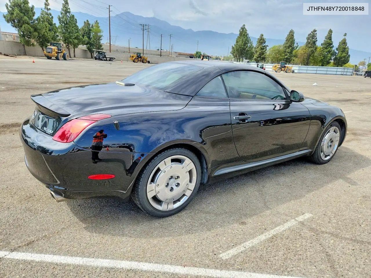 2002 Lexus Sc 430 VIN: JTHFN48Y720018848 Lot: 60950286