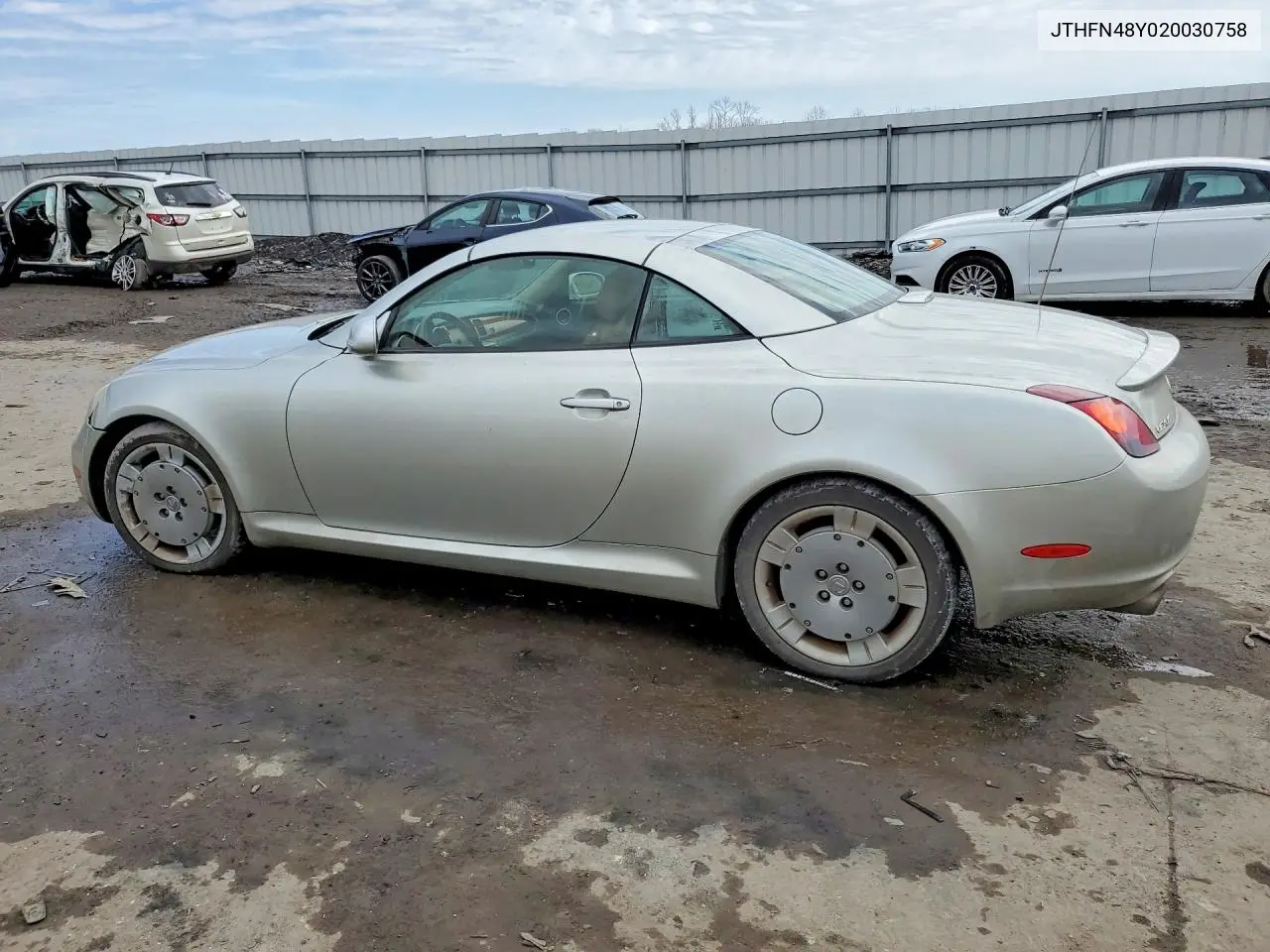2002 Lexus Sc 430 Base VIN: JTHFN48Y020030758 Lot: 79626735