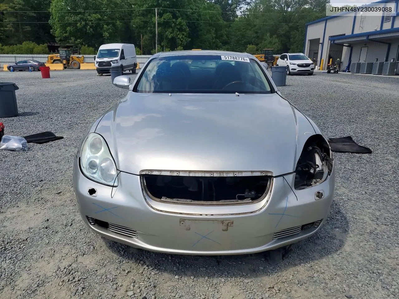 2003 Lexus Sc 430 VIN: JTHFN48Y230039088 Lot: 51788776