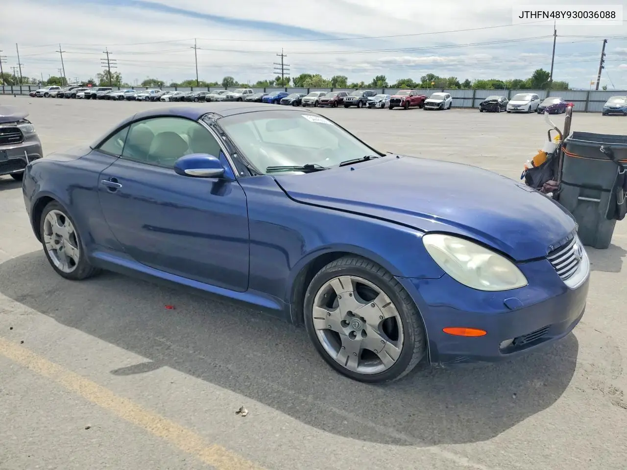 2003 Lexus Sc 430 VIN: JTHFN48Y930036088 Lot: 54445666