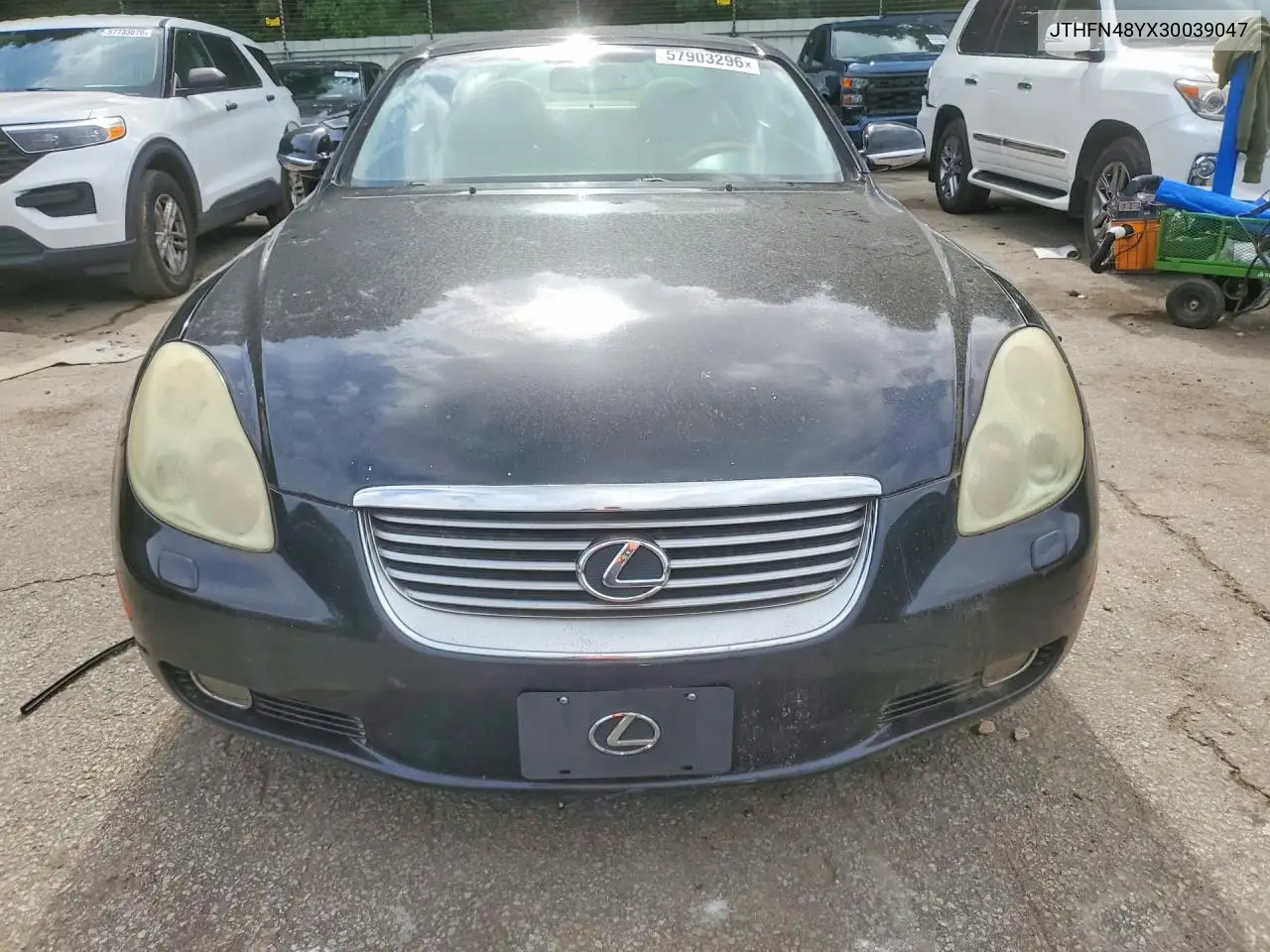 2003 Lexus Sc 430 VIN: JTHFN48YX30039047 Lot: 57903296