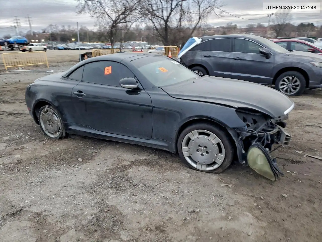 2003 Lexus Sc 430 VIN: JTHFN48Y530047248 Lot: 98292935