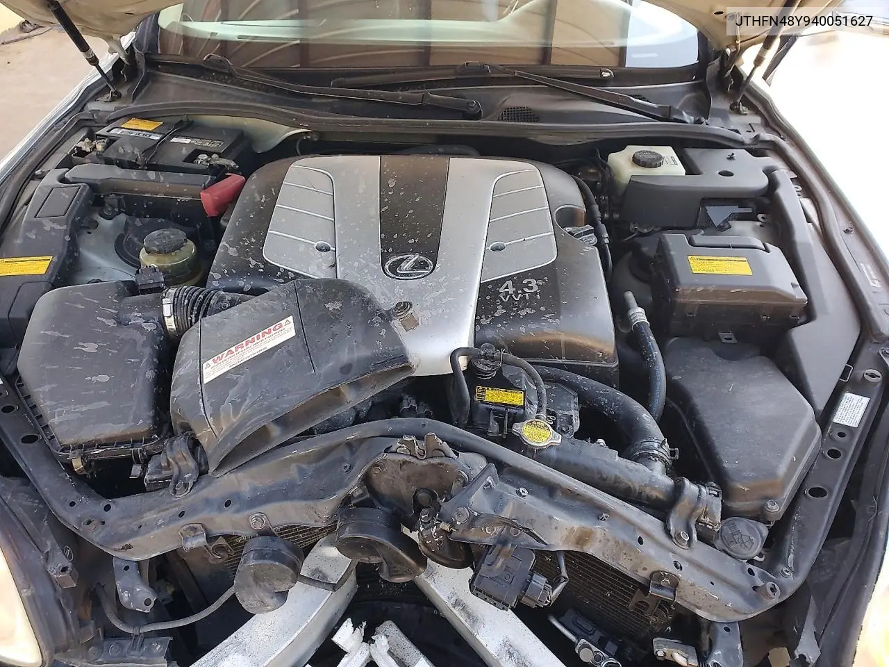 2004 Lexus Sc 430 VIN: JTHFN48Y940051627 Lot: 50736476