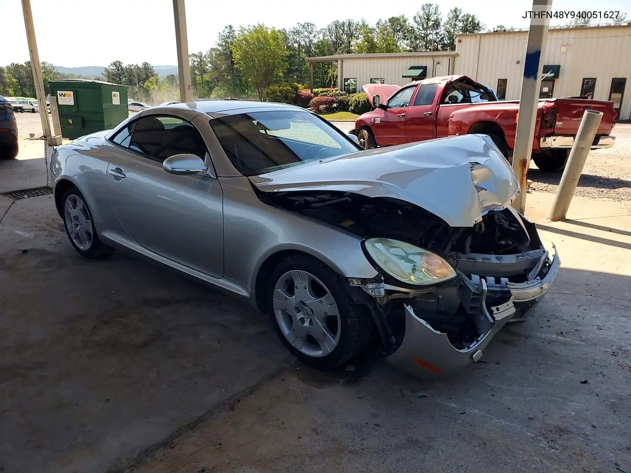 2004 Lexus Sc 430 VIN: JTHFN48Y940051627 Lot: 50736476