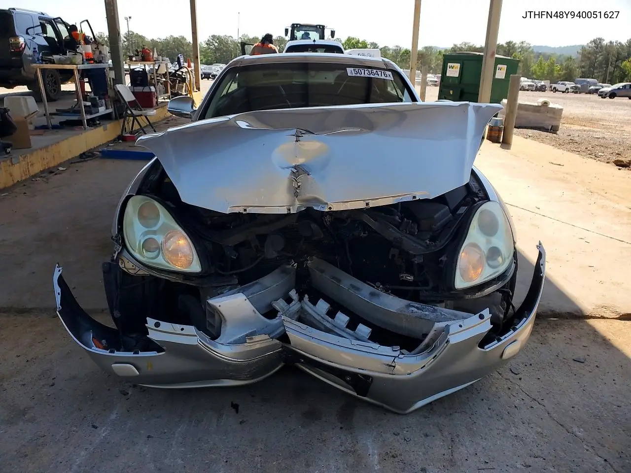 2004 Lexus Sc 430 VIN: JTHFN48Y940051627 Lot: 50736476