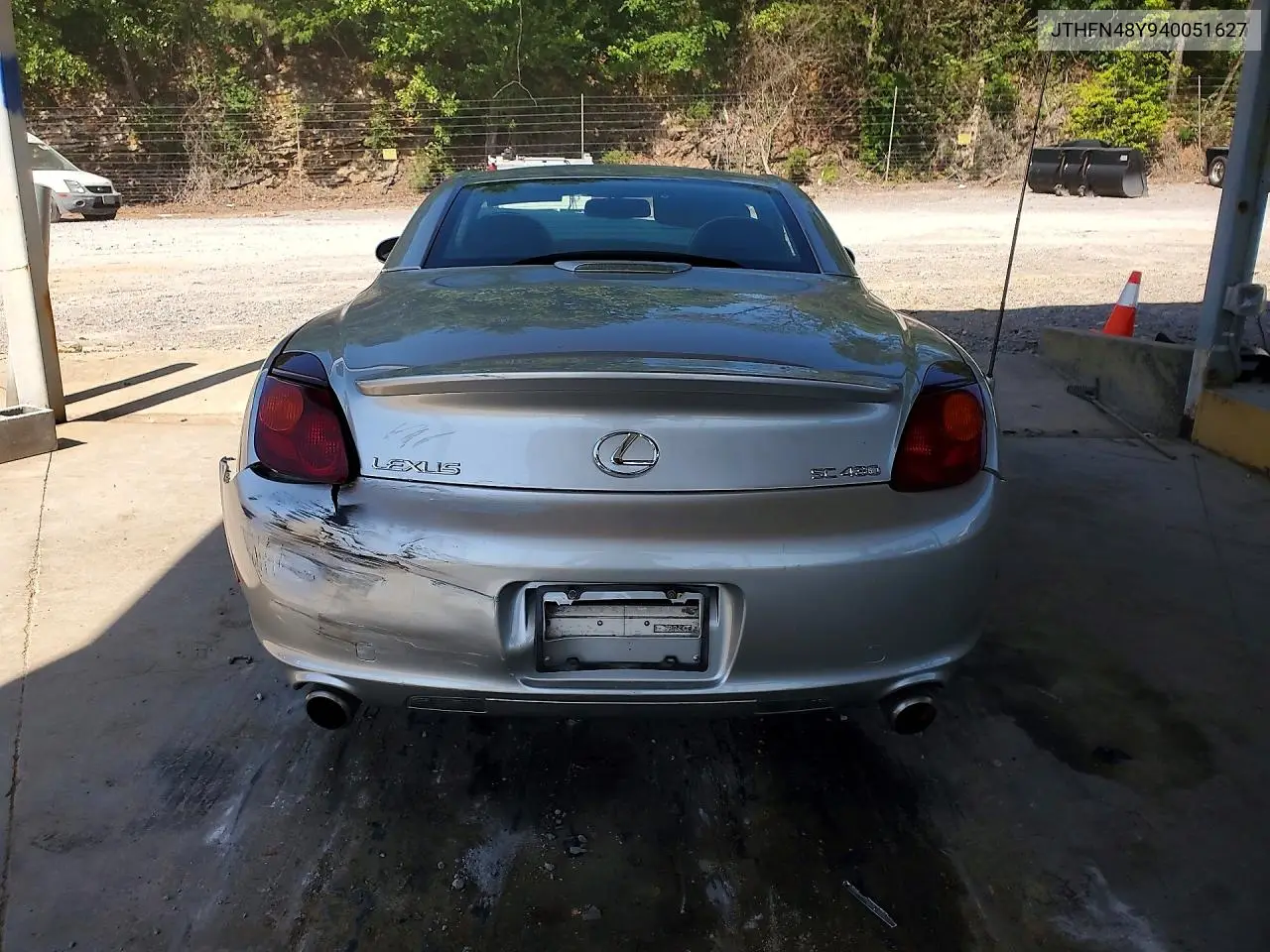 2004 Lexus Sc 430 VIN: JTHFN48Y940051627 Lot: 50736476