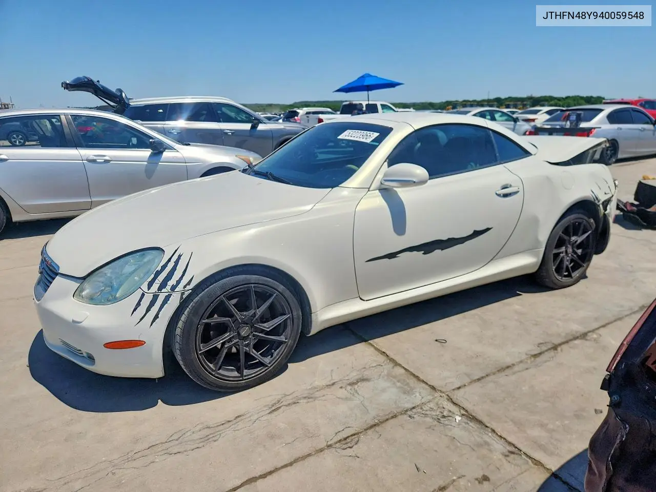 2004 Lexus Sc 430 VIN: JTHFN48Y940059548 Lot: 53223966