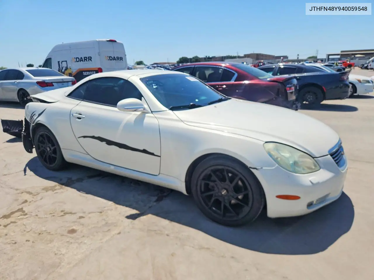 2004 Lexus Sc 430 VIN: JTHFN48Y940059548 Lot: 53223966