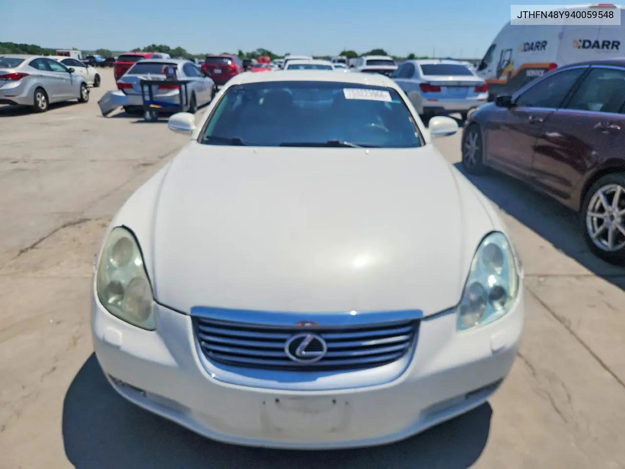 2004 Lexus Sc 430 VIN: JTHFN48Y940059548 Lot: 53223966