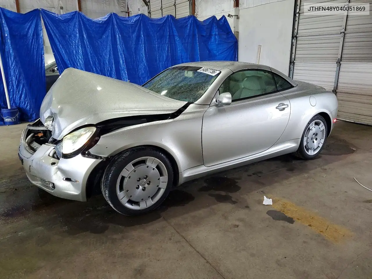 2004 Lexus Sc 430 VIN: JTHFN48Y040051869 Lot: 54867736