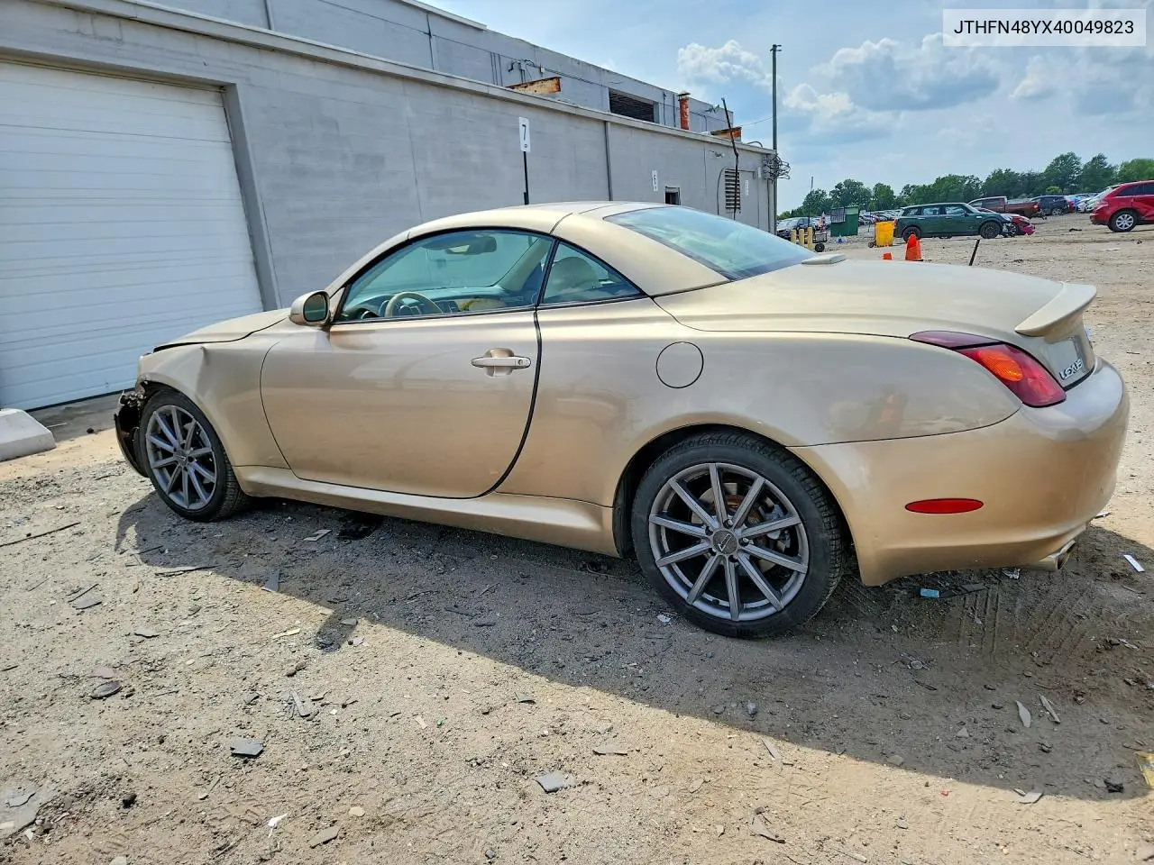 2004 Lexus Sc 430 VIN: JTHFN48YX40049823 Lot: 56432976