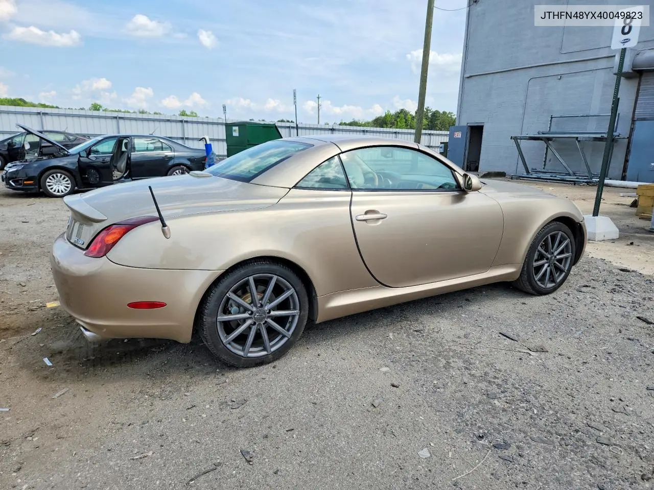 2004 Lexus Sc 430 VIN: JTHFN48YX40049823 Lot: 56432976